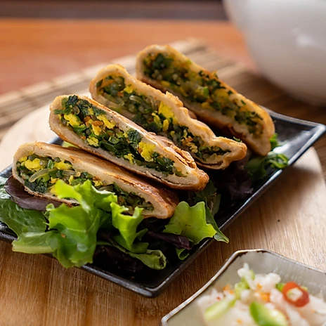 韭菜盒子__Green Chives Pancake